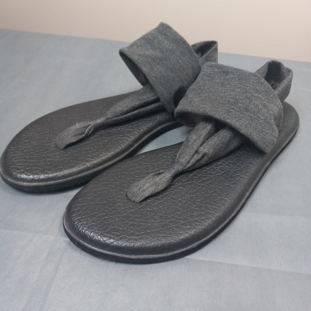 Sanuk Yoga Sling 2 Sandals Charcoal Size 11